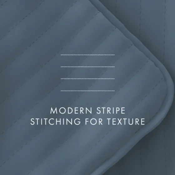 Stitched Stripes 3-Pc. King Quilt Set-Kirkland's Home Online