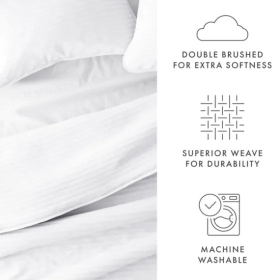 Stitched Stripes 3-Pc. King Quilt Set-Kirkland's Home Shop