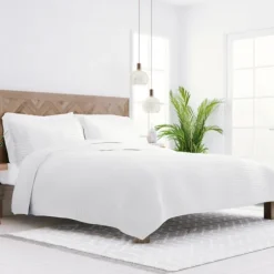 Stitched Stripes 3-Pc. Queen Quilt Set-Kirkland's Home Fashion