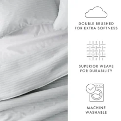Stitched Stripes 2-Pc. Twin Quilt Set-Kirkland's Home Store