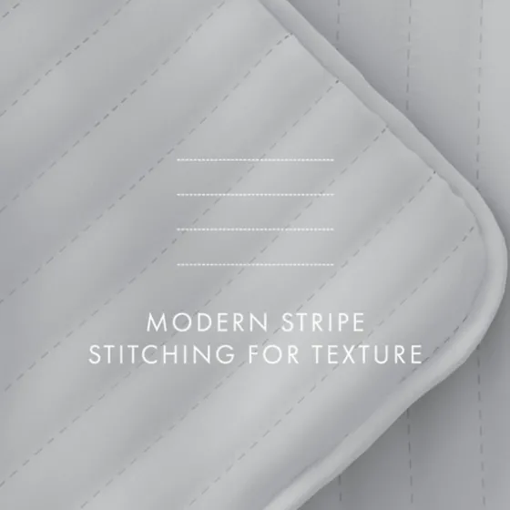 Stitched Stripes 2-Pc. Twin Quilt Set-Kirkland's Home Store