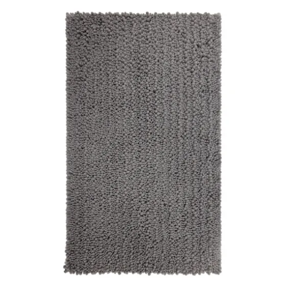 Stone Lofty Pile Chenille Bath Mat, 45 In.-Kirkland's Home Best