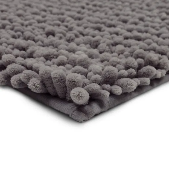 Stone Lofty Pile Chenille Bath Mat, 45 In.-Kirkland's Home Best
