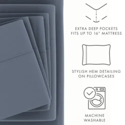 Stone Ultra Soft 4-Pc. Twin Xl Sheet Set-Kirkland's Home Discount