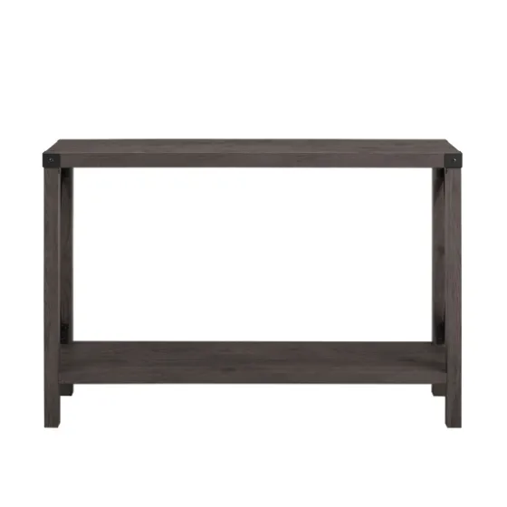 Stormy Gray X Side Frame Console Table-Kirkland's Home Sale