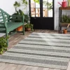 Stripe Weave Sun Shower Outdoor Area Rug, 5X8-Kirkland's Home Clearance