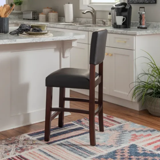Sydney Espresso Counter Stool-Kirkland's Home Hot
