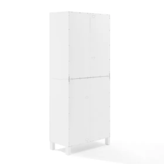 Tall Triangle 4-Door Wood Cabinet-Kirkland's Home Flash Sale
