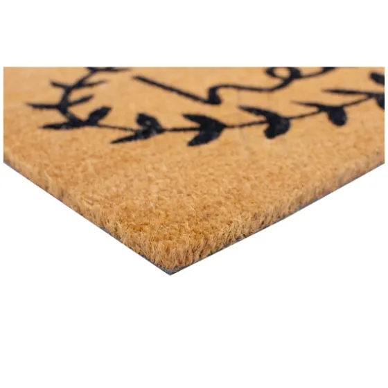 Tan And Black Evergreen Hello Doormat, 36X24 In.-Kirkland's Home Cheap