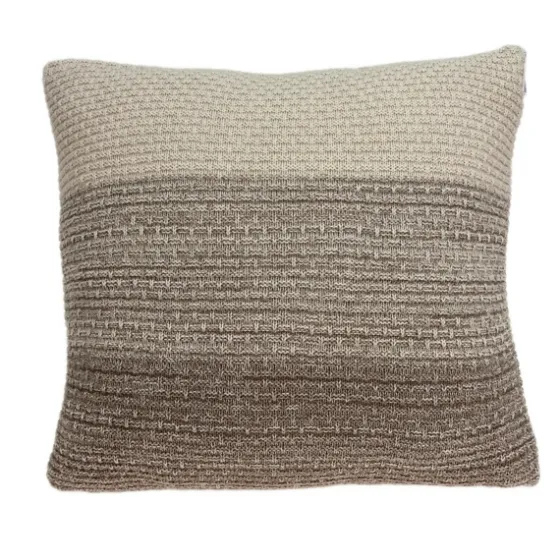 Tan And Brown Block Striped Pillow-Kirkland's Home Store