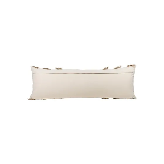 Tan And White Outer Striped Lumbar Pillow-Kirkland's Home Fashion