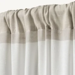 Tan Deena Curtain Panel Set, 96 In.-Kirkland's Home Clearance