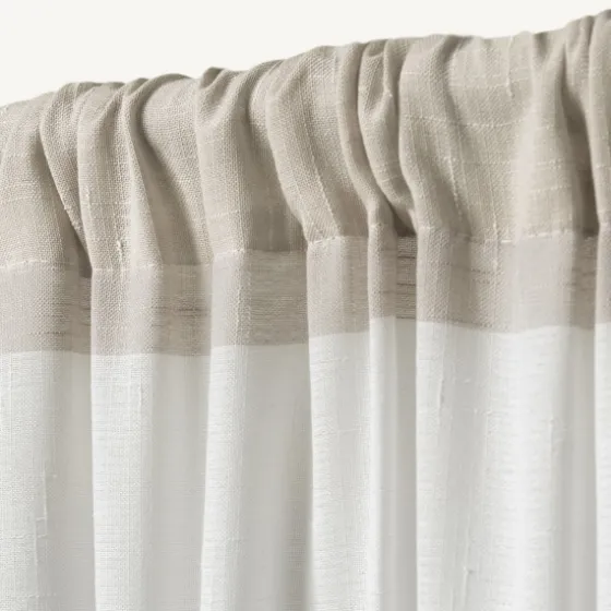 Tan Deena Curtain Panel Set, 84 In.-Kirkland's Home Best