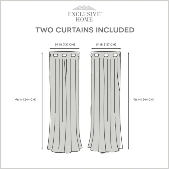 Tan Floral 2-Pc. Curtain Panel Set, 96 In.-Kirkland's Home Store