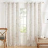 Tan Floral 2-Pc. Curtain Panel Set, 84 In.-Kirkland's Home Hot