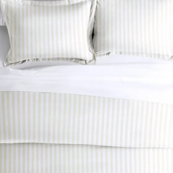 Tan Rugged Stripe 2-Pc. Twin Duvet Cover Set-Kirkland's Home Shop