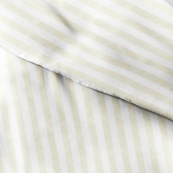 Tan Rugged Stripe 2-Pc. Twin Duvet Cover Set-Kirkland's Home Shop