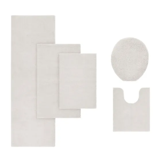 Taupe Marshmallow Contour Bath Mat, 24 In.-Kirkland's Home Best Sale