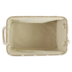 Taupe Paw Trellis Rec Gle Basket, 17.5 In.-Kirkland's Home Hot