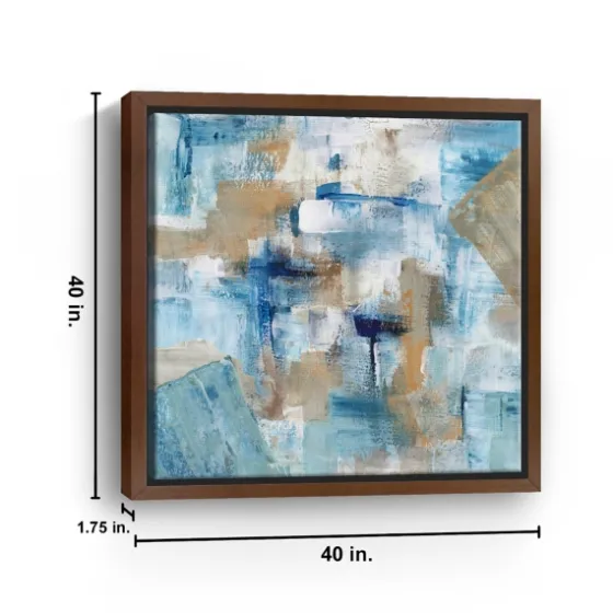 Teal Infusion Framed Canvas Art Print-Kirkland's Home Sale