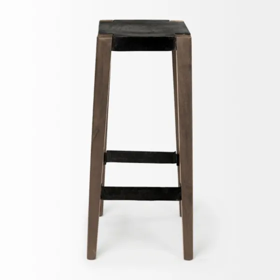 Terry Metal And Wood Cross Braced Bar Stool-Kirkland's Home Online