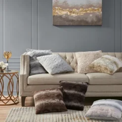 Textured Faux Fur Pillow-Kirkland's Home Hot