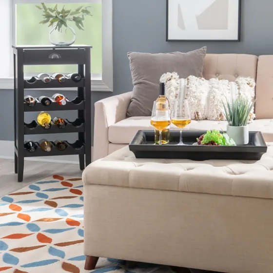 4-Tier Wood Wine Rack-Kirkland's Home Fashion