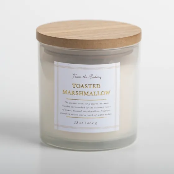 Toasted Marshmallow Triple Wick Jar Candle-Kirkland's Home New