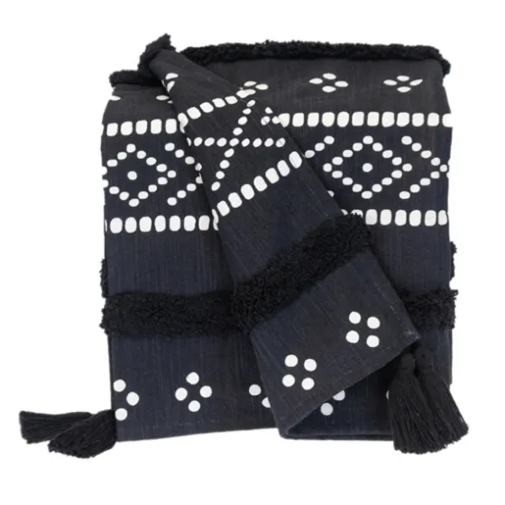 Tribal Tufted Stripe Throw-Kirkland's Home Cheap