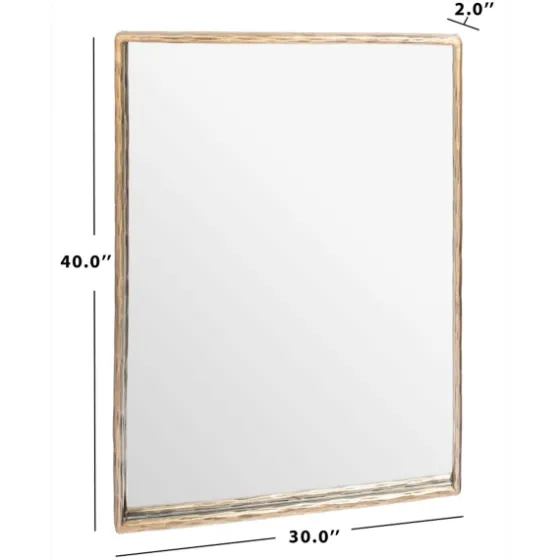 Trish Brass Forged Rectangle Wall Mirror-Kirkland's Home Store