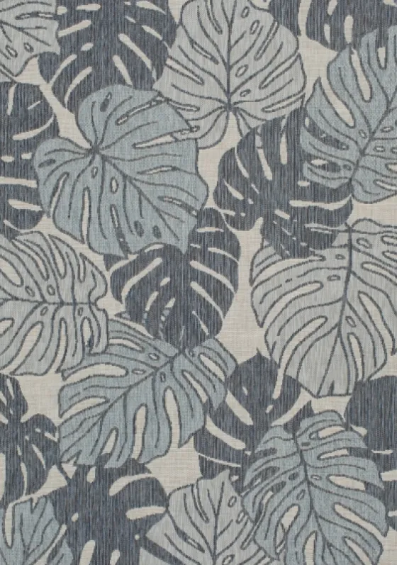 Tropical Leaf Indoor/Outdoor Area Rug, 5X7-Kirkland's Home Discount