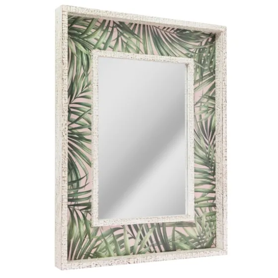 Tropical Leaf Print Mirror-Kirkland's Home Best Sale