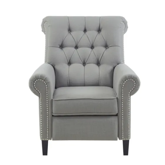 Tufted Back Nailhead Trim Recliner Armchair-Kirkland's Home Sale