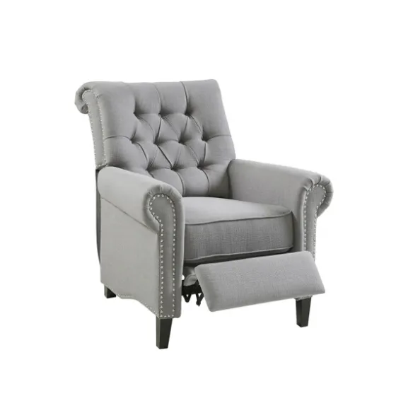 Tufted Back Nailhead Trim Recliner Armchair-Kirkland's Home Sale