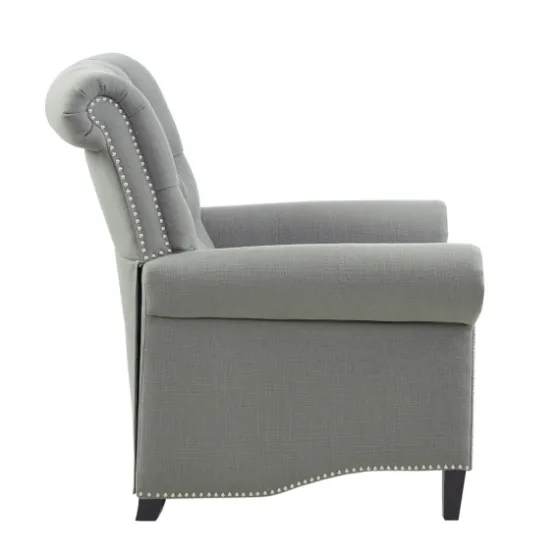 Tufted Back Nailhead Trim Recliner Armchair-Kirkland's Home Sale