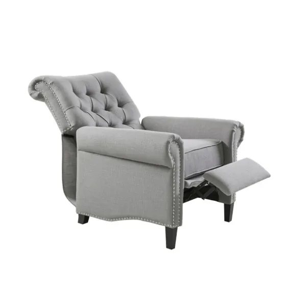Tufted Back Nailhead Trim Recliner Armchair-Kirkland's Home Sale