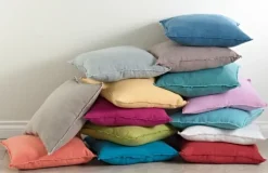 Turquoise Fringed Edge Pillow-Kirkland's Home Hot