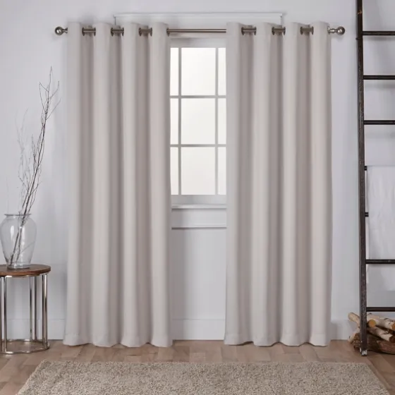 Twill Blackout Curtain Panel Set, 84 In.-Kirkland's Home Outlet