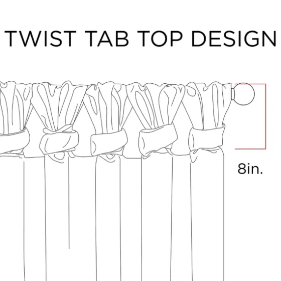 Twist Top Curtain Panel, 95 In.-Kirkland's Home Hot