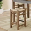 Twisted Seagrass And Wood Counter Stool-Kirkland's Home Store