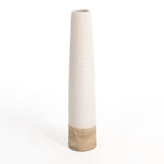 Two Tone Stoneware Vase, 23 In.-Kirkland's Home Outlet