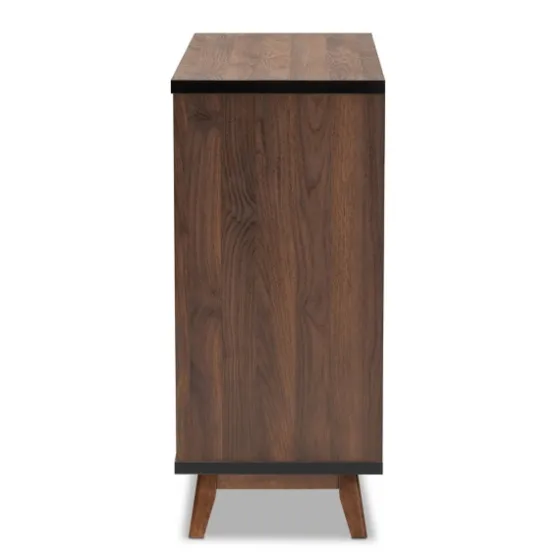 Two Tone Walnut Wood Wine Storage Cabinet-Kirkland's Home Best Sale