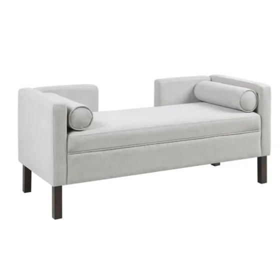 Upholstered Modern Split Back Bench-Kirkland's Home Online