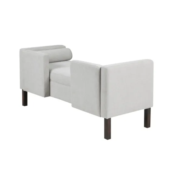 Upholstered Modern Split Back Bench-Kirkland's Home Online