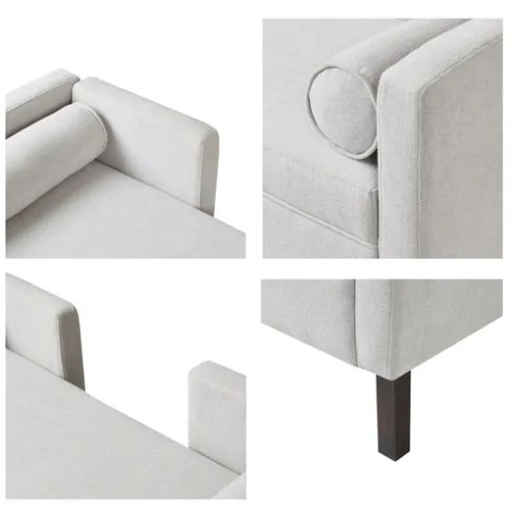 Upholstered Modern Split Back Bench-Kirkland's Home Online