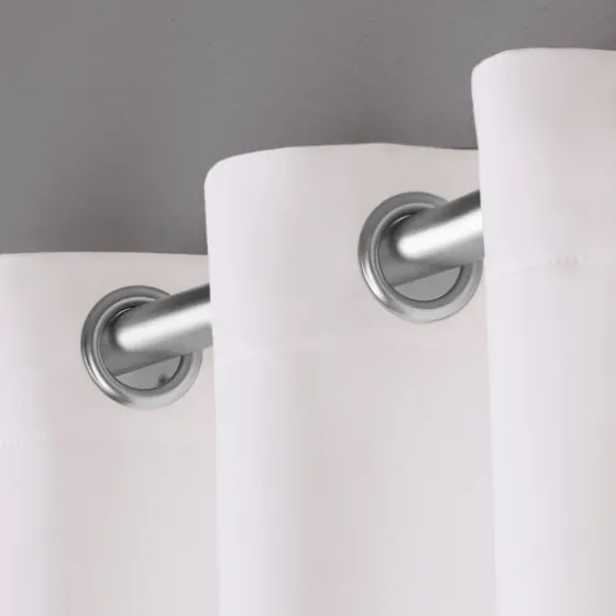 Vanilla Sateen Curtain Panel Set, 96 In.-Kirkland's Home Clearance