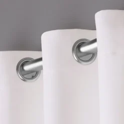 Vanilla Sateen Curtain Panel Set, 84 In.-Kirkland's Home Fashion
