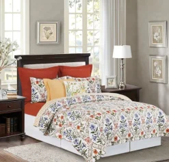 Victoria'S Garden 3-Pc. Full/Queen Quilt Set-Kirkland's Home Store