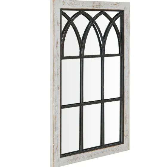 Vista Arched Windowpane Mirror, 24X37.5 In.-Kirkland's Home Clearance
