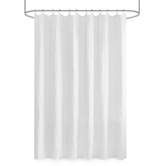 Waffle Cotton Shower Curtain-Kirkland's Home Flash Sale